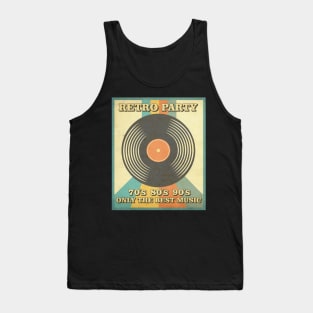 Retro Party Only the Best Music Tank Top